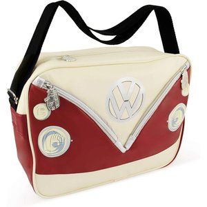 Volkswagen Shoulder Travel Messenger Bag with VW T1 Bus Campervan Motif